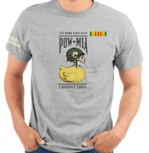 Charlie the POW/MIA Duck T-Shirt - Image 2